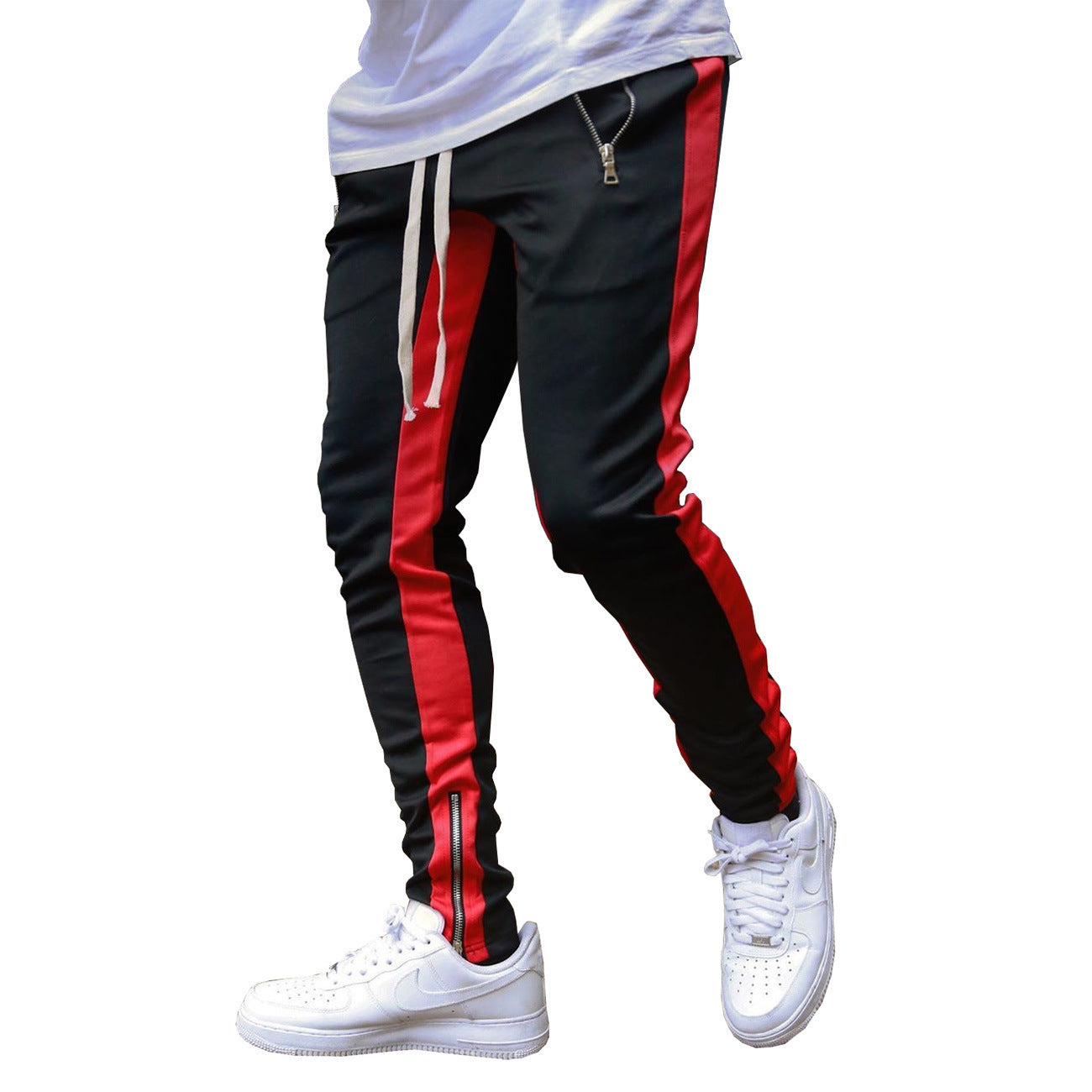 Men's Strappy Zip Sports Trousers