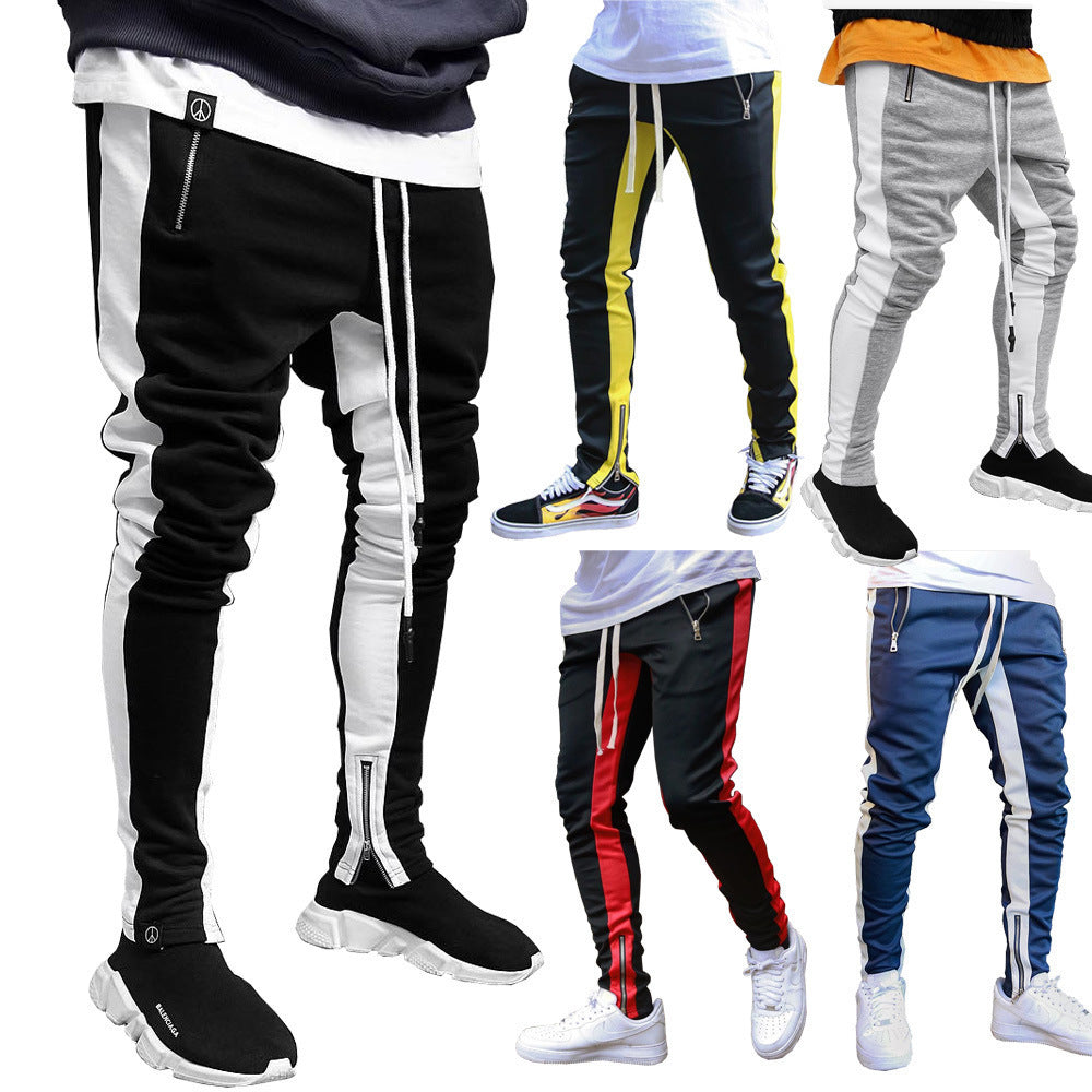 Men's Strappy Zip Sports Trousers